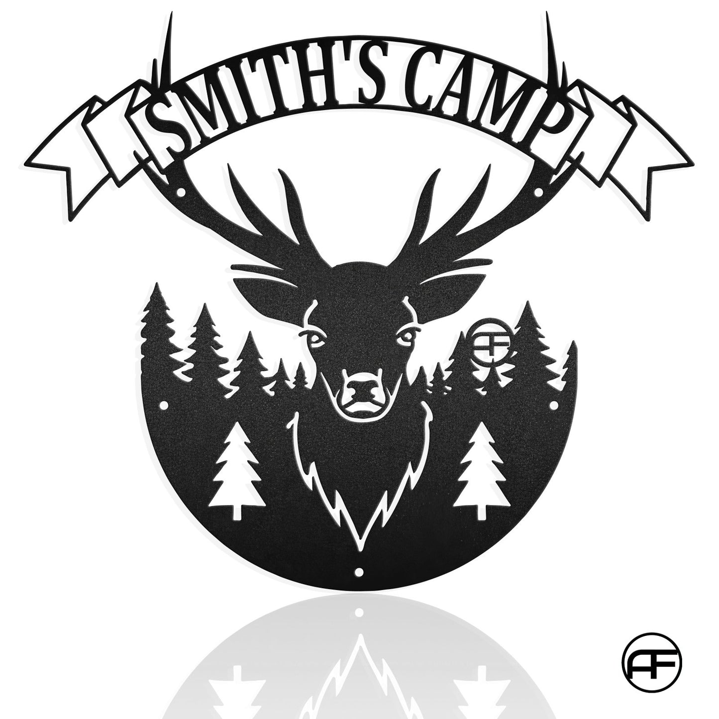 Deer Head Custom Sign