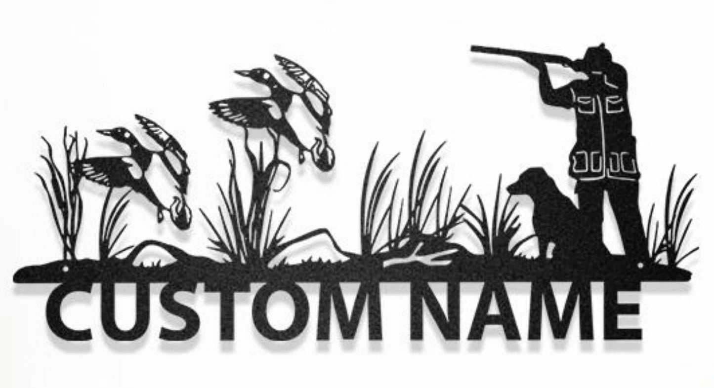 Bird Hunting Custom Sign