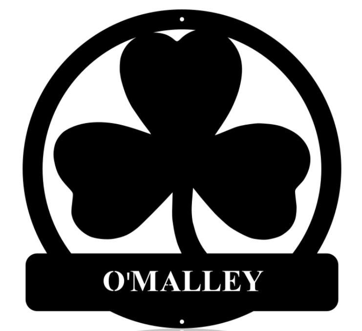 Three leaf clover Custom sign