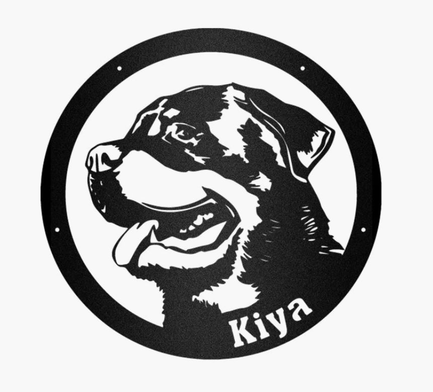 Rottweiler customizable sign