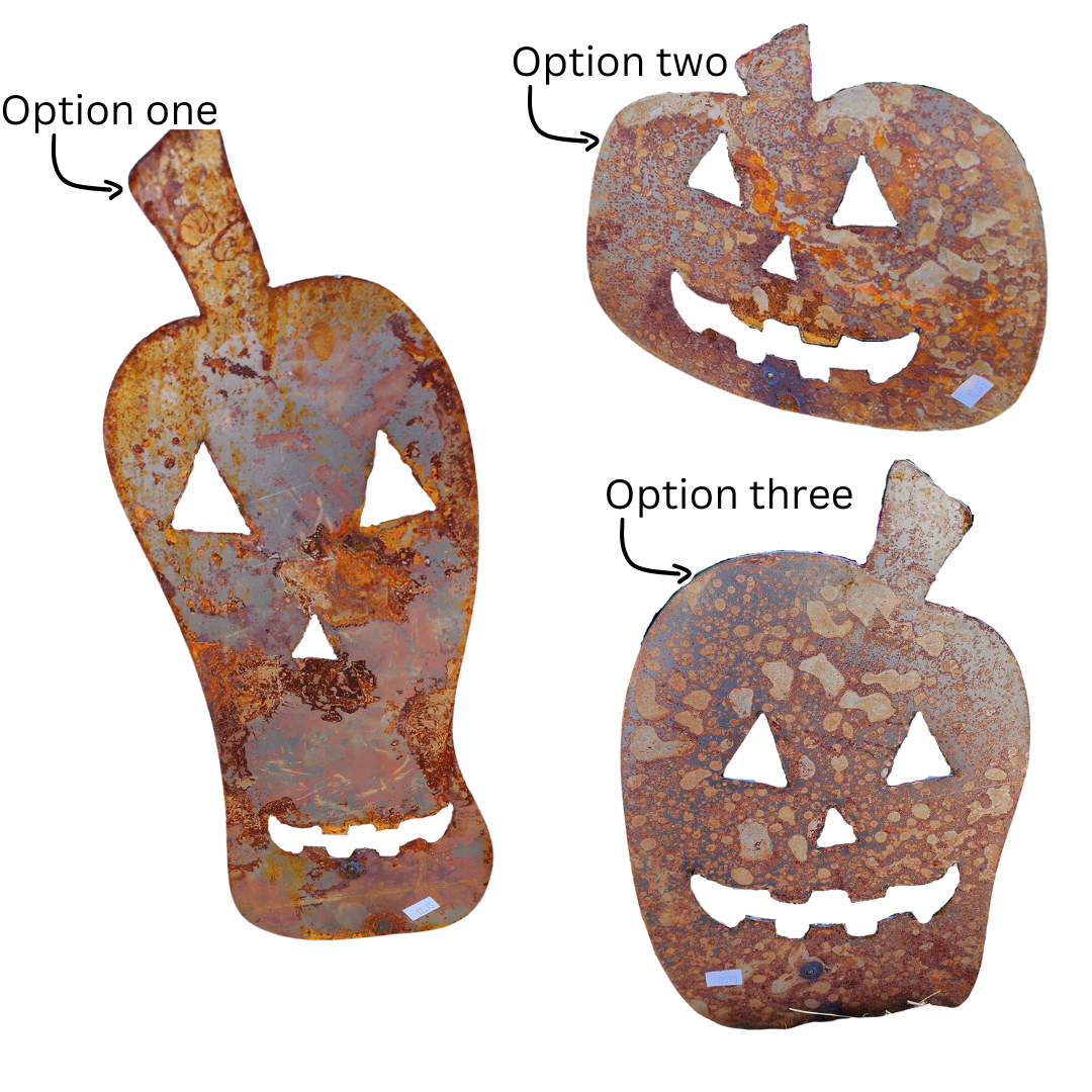 Rustic Jack-O-Lanterns