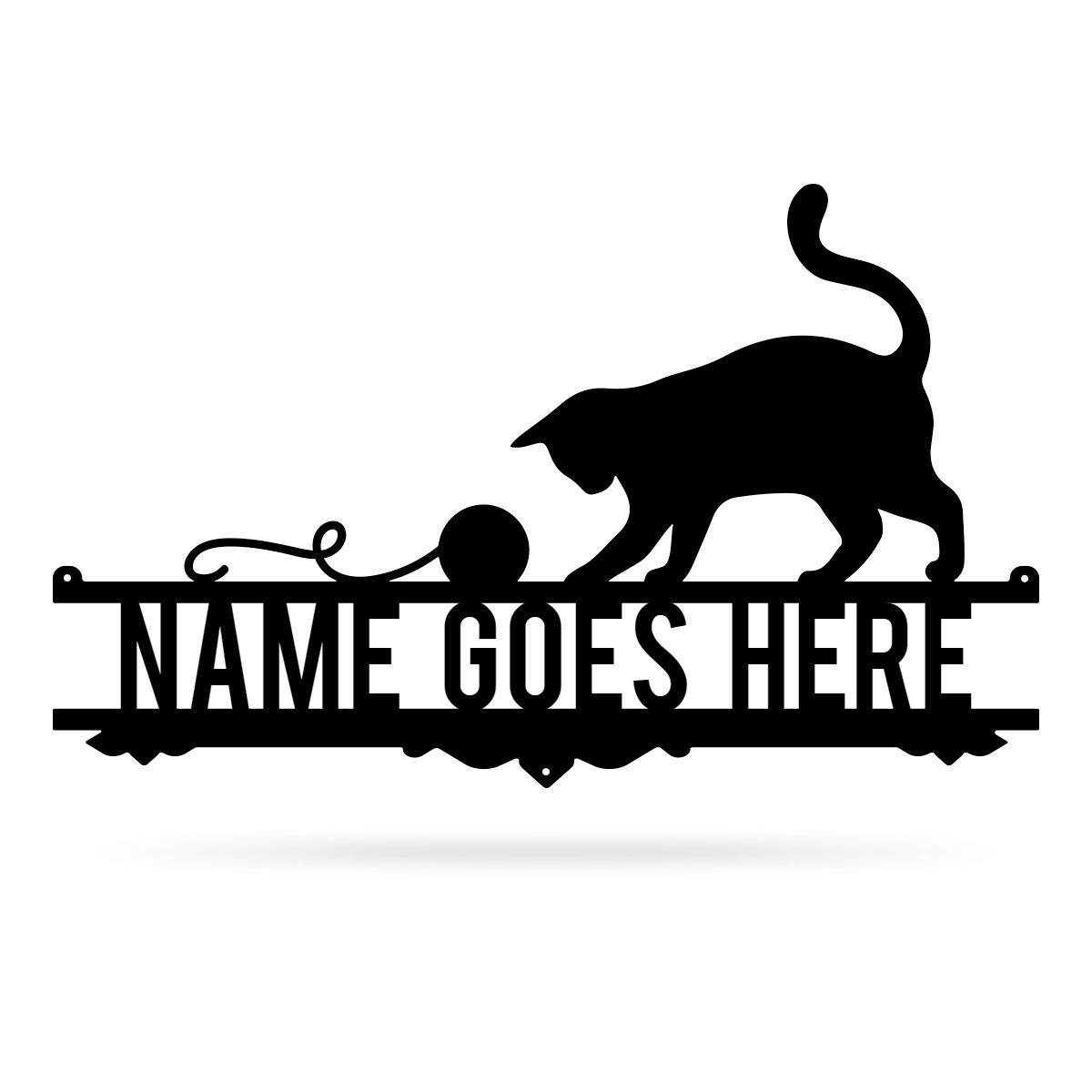 Cat Lovers Custom Sign