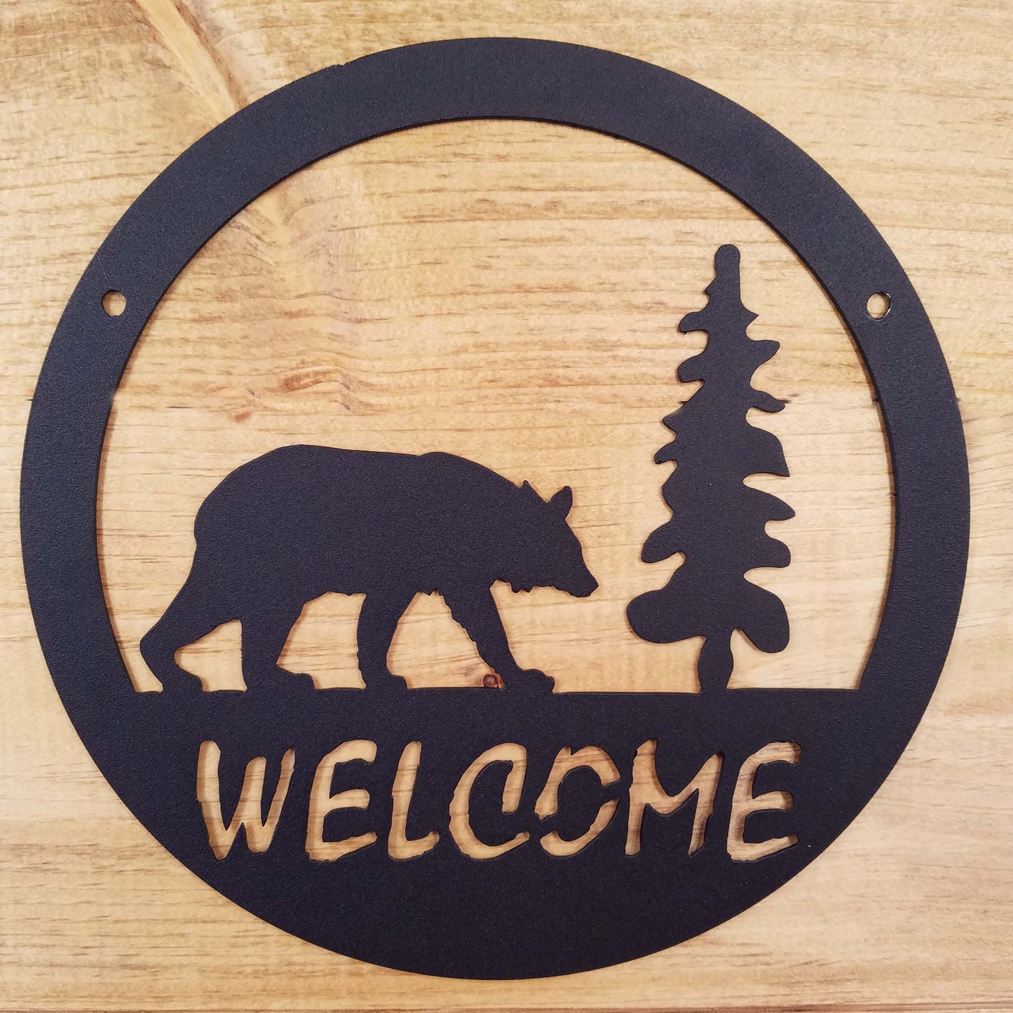 Bear Welcome Sign