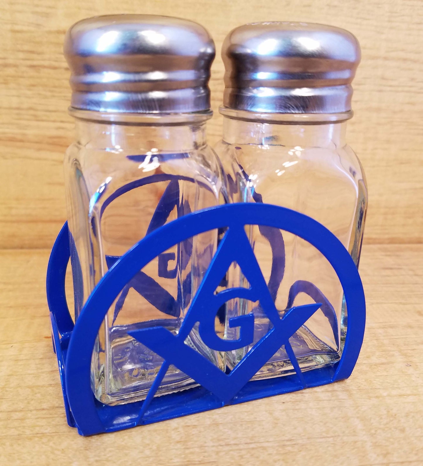 Masonic Salt and Pepper Shakers