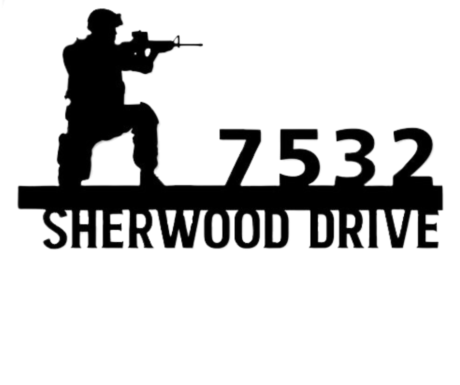 House number Armed forces shooter