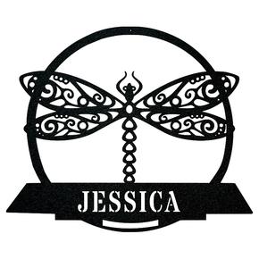 Custom dragon fly sign