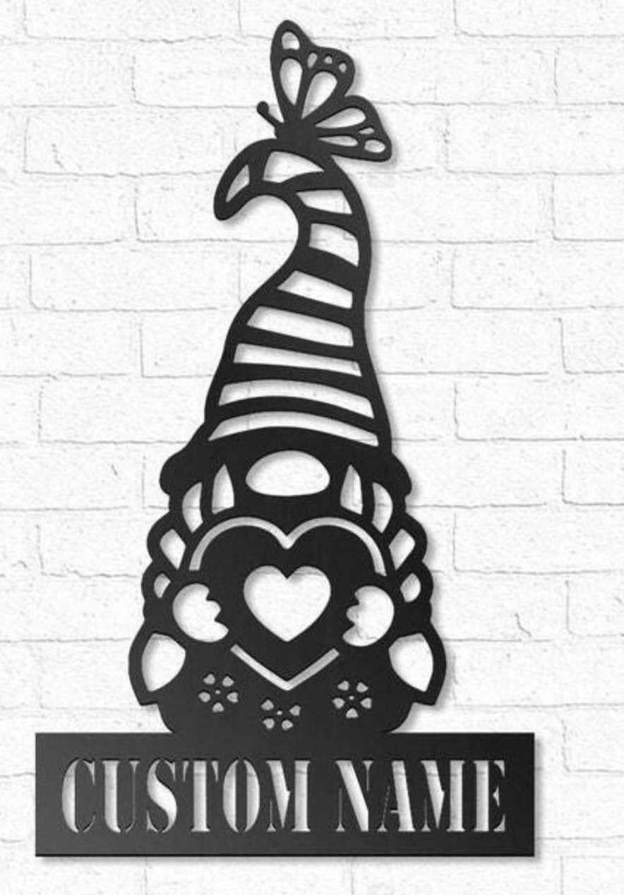 Girl Gnome with Heart