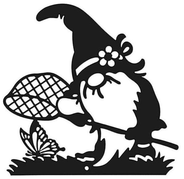 Gnomes with Butterfly Net