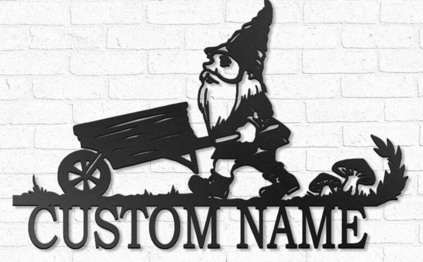 Gnome with Wheelbarrow