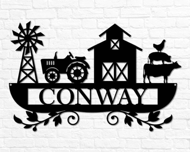 Farm customizable sign