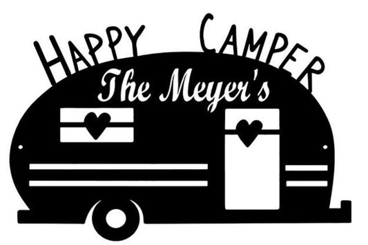Happy Camper Custom Sign