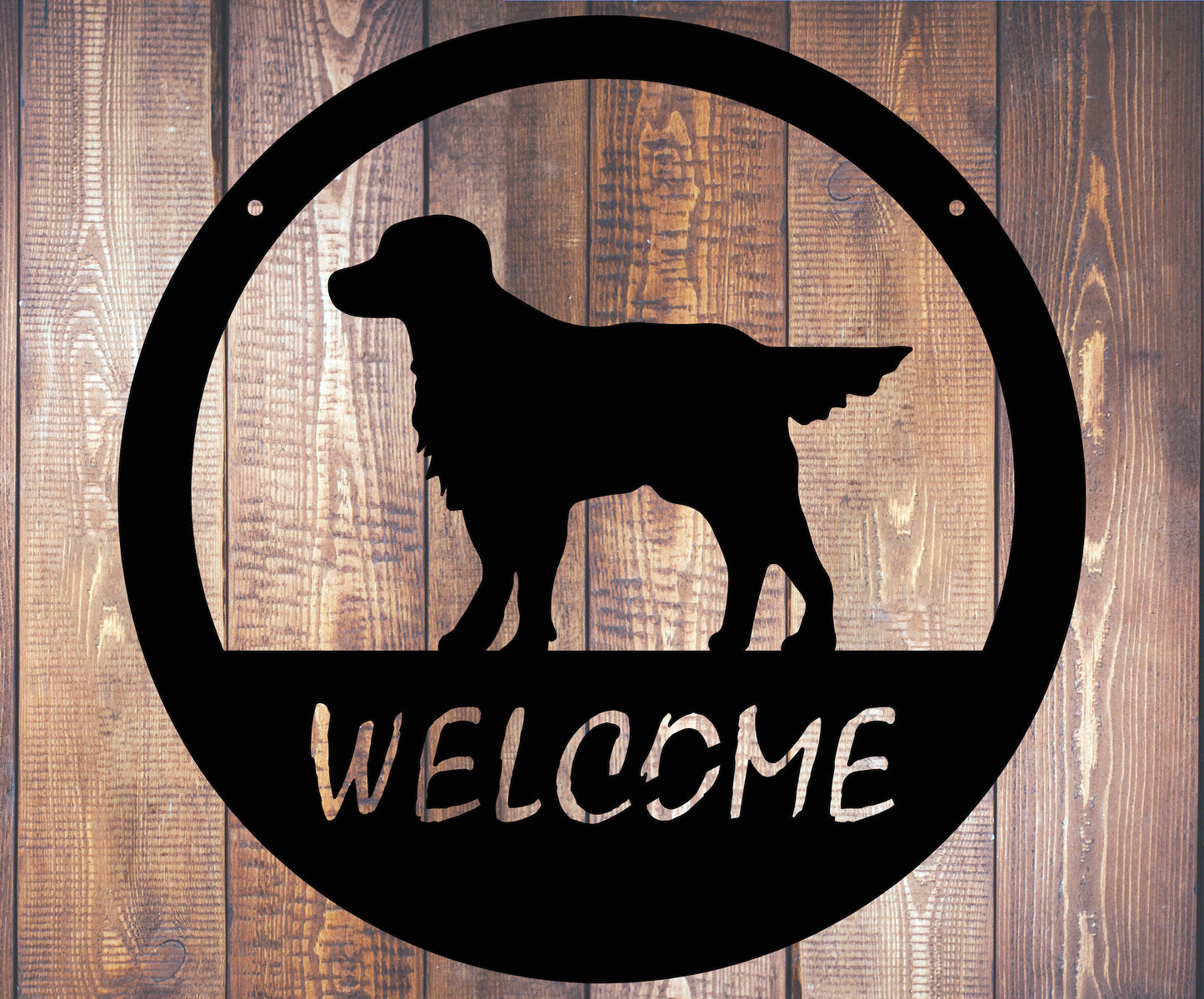 Dog Welcome Sign