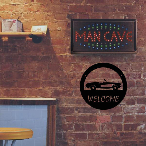 Corvette Welcome Sign