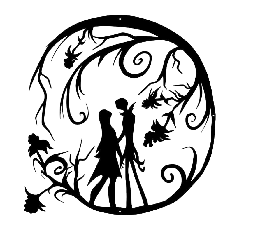 Halloween skeleton couple