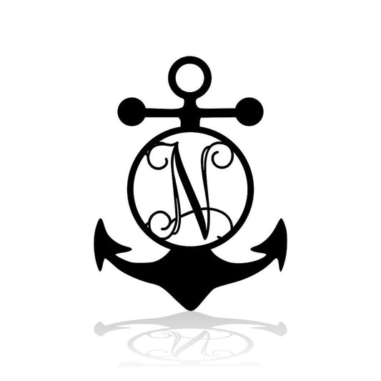 Anchor with Initial