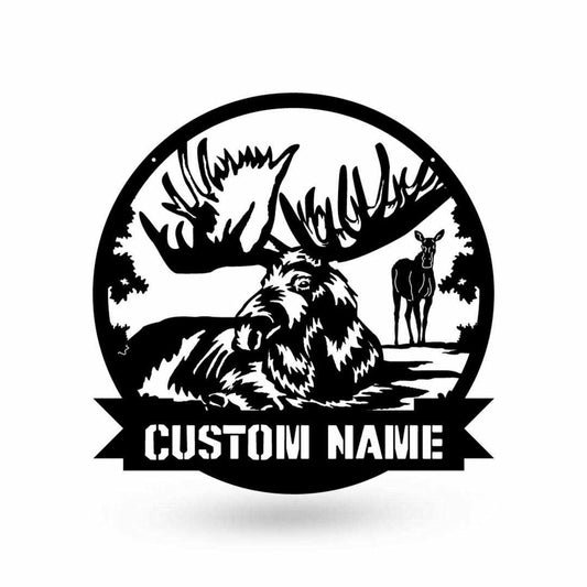 Moose Head Custom Sign