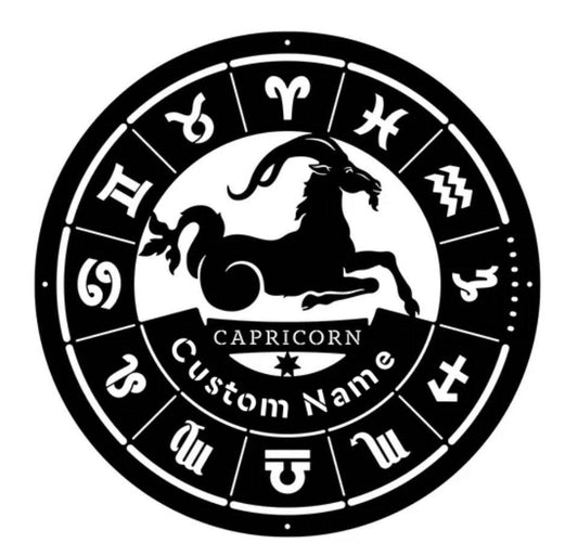 Capricorn custom zodiac sign