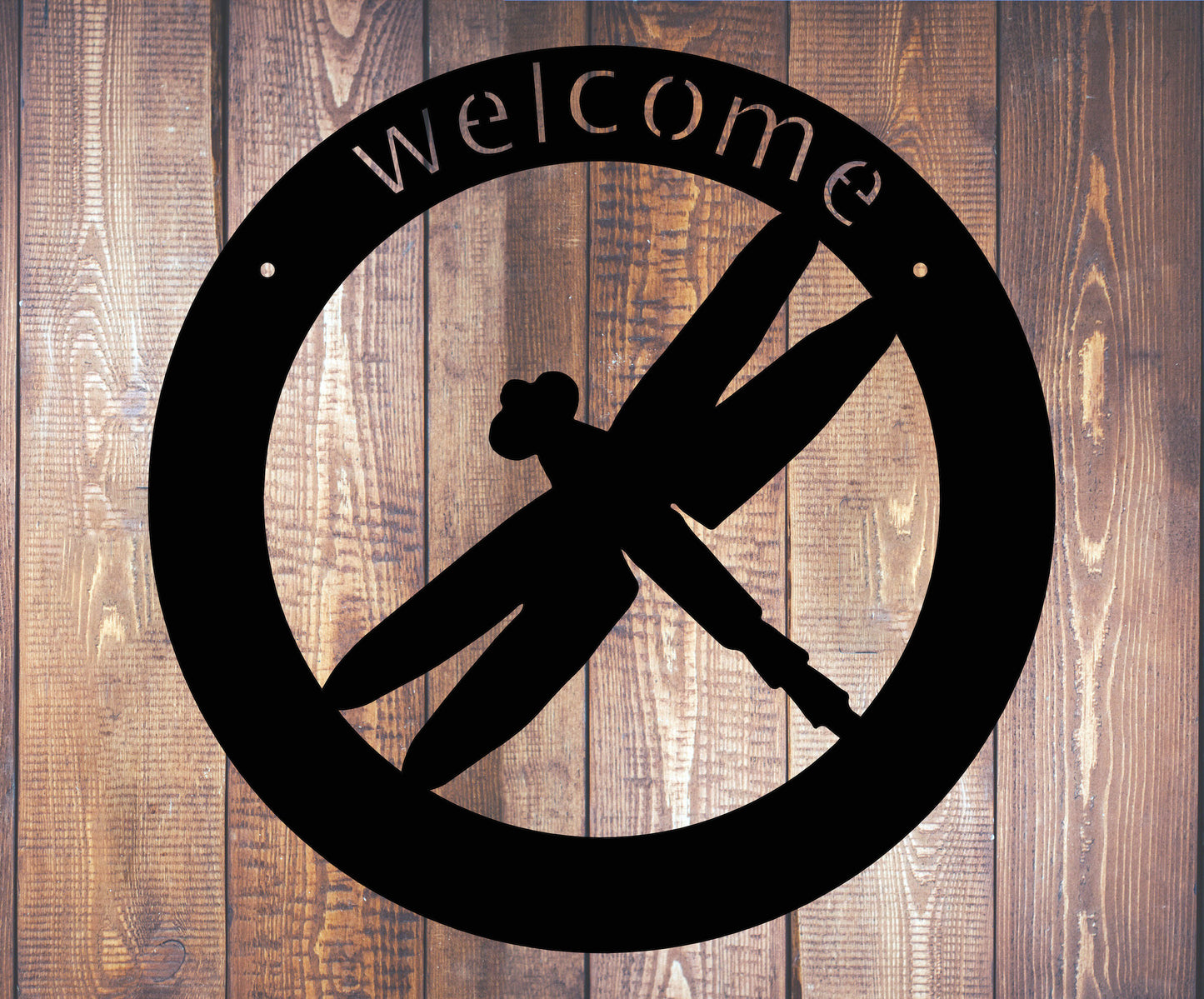 Dragonfly Welcome Sign