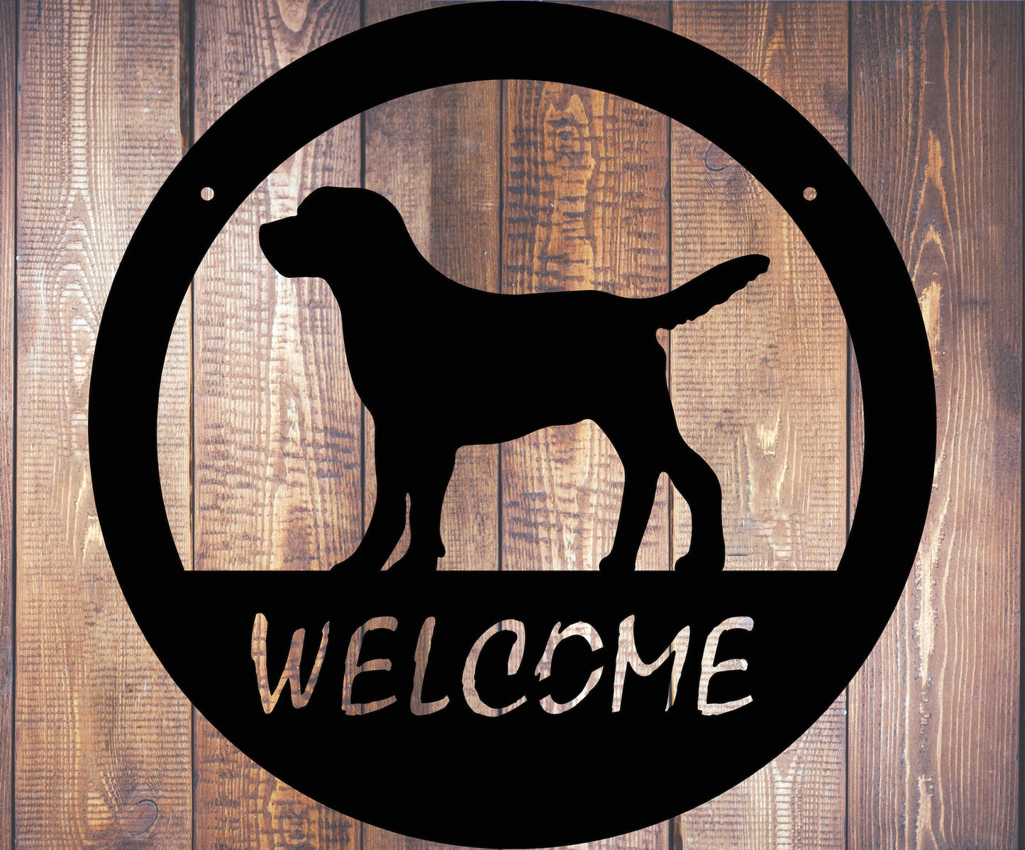 Dog Welcome Sign