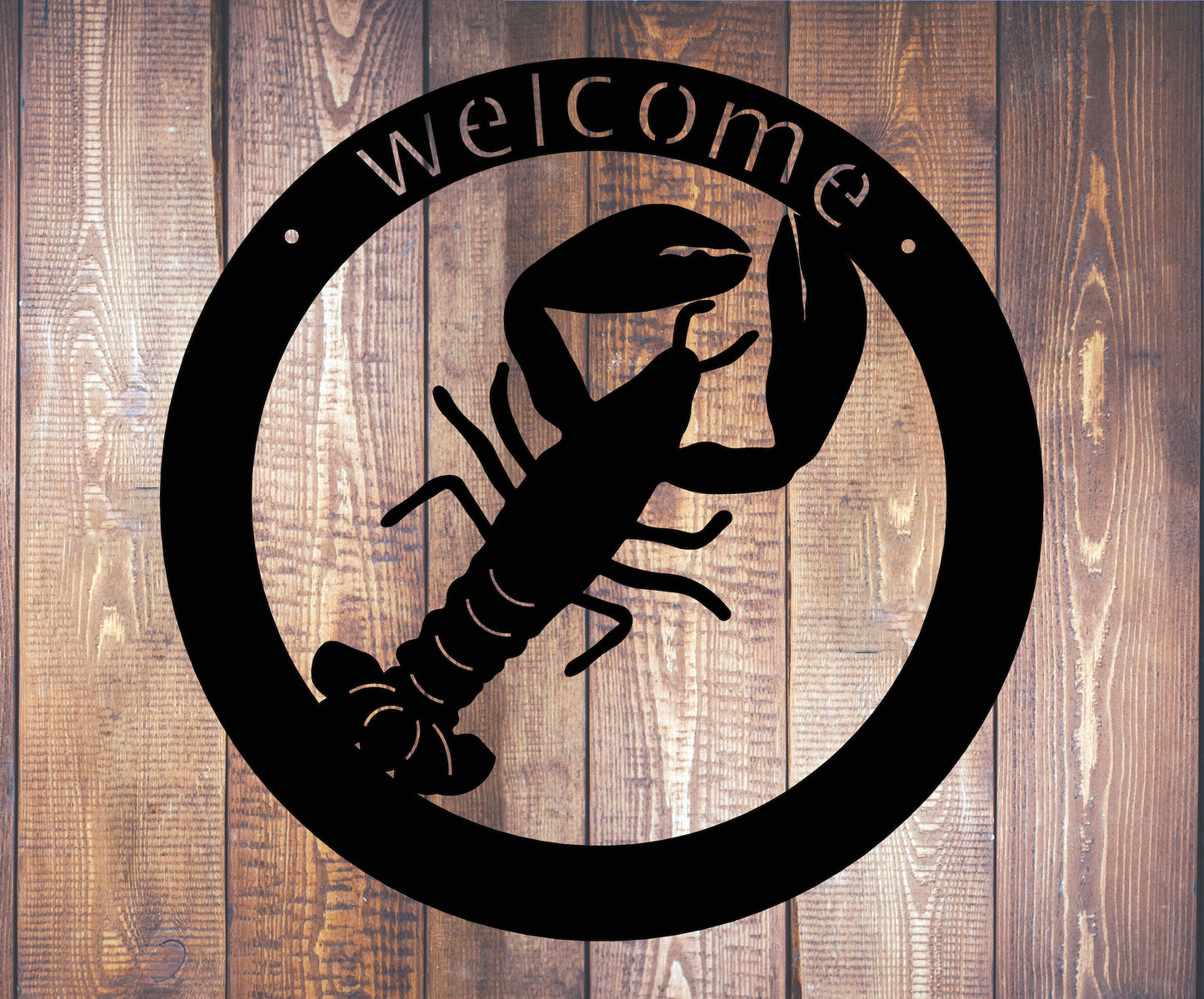 Lobster Welcome Sign